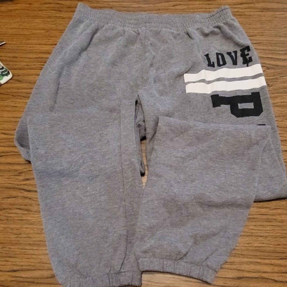 Pink Gray Sweatpants - Picture 5 of 7